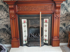 Fire surround with Cast Iron