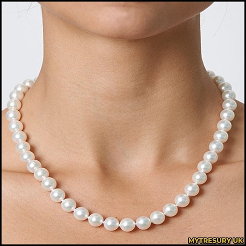 Pearl choker necklace - necklace, womens