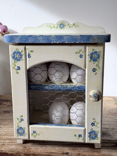 Vintage hand painted egg - vintage,