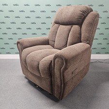 CareCo Chocolate Cromwell With Heat & Massage Rise Recliner