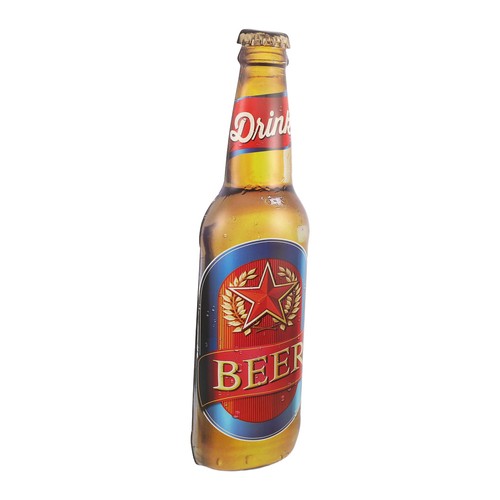 80s beer bottle sign - beer,