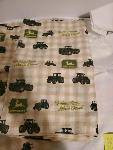 Vintage 85x17in john deere - john,