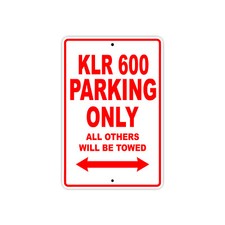 KLR 600 Parking Only Towed