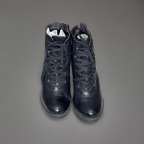 Jigsaw black leather heeled - jigsaw,