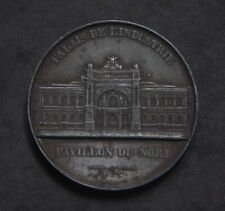 France Napoleon III Palais de L'Industrie Zinc Medal 50mm, 53.7g