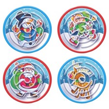 108-1296 x Mini Round CHRISTMAS MAZE PUZZLE Wholesale Bulk Buy Job Lot Party Toy