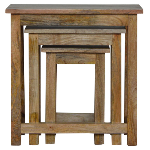 Solid wood stool set - set, of