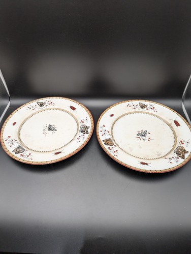 Pair antique minton - of,