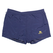 Vintage BURBERRY Mesh Lined Mens Swimming Shorts Blue 90s XL W36