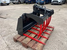 bobcat 3ft fork and grapple s70 skidsteer