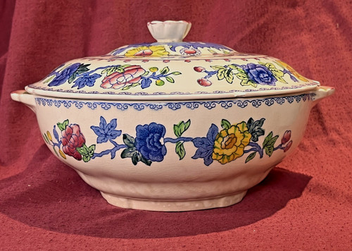 Vintage masons lidded - vintage,