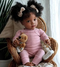 Reborn Baby Dolls Daisy Black