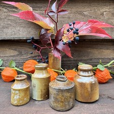 Old Stoneware Ink Bottles