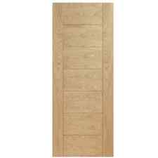 Internal Dorset Oak 7 Panel Solid Doors