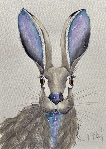 Hare original - hare, print)