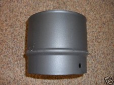 6" Black Vitreous Stove Enamel