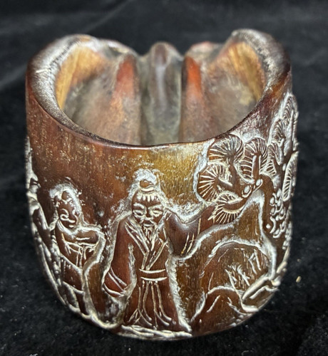 Chinese horse hoof hand carved - chinese,