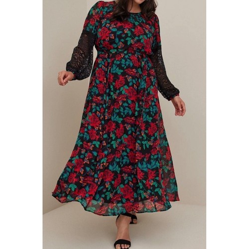 Torrid floral chiffon maxi - 1,