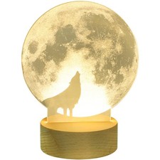  3D Wolf Night Light LED