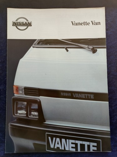 Nissan vanette van brochure - vanette,