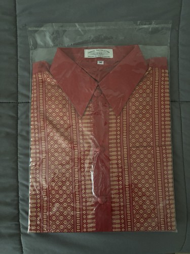 Thai silk button - up, shirt