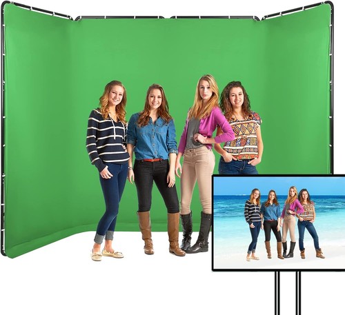 87ft 12ft green screen - x,