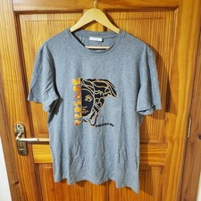 VERSACE COLLECTION T-shirt Mens Medusa Head Logo Crew Neck Cotton Grey Size XL