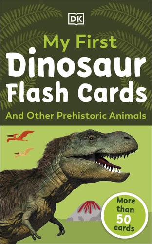 First dinosaur flash cards - dinosaur,