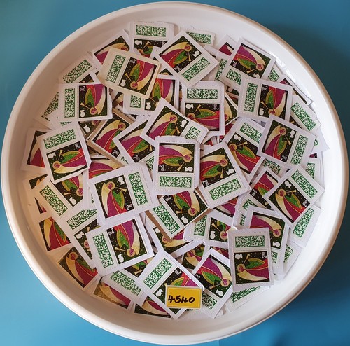 100 unfranked genuine - unfranked, 2nd