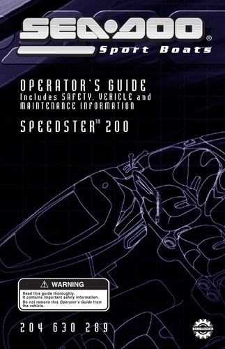Sea doo speedster 200 2004 - sea-doo,