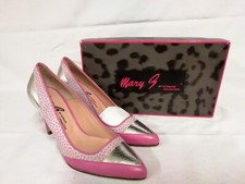 Mary G. Pink & Silver Leather