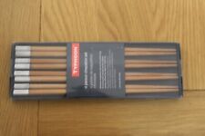 Typhoon 4 Pairs of Chopsticks - Natural Bamboo - Metal Tips