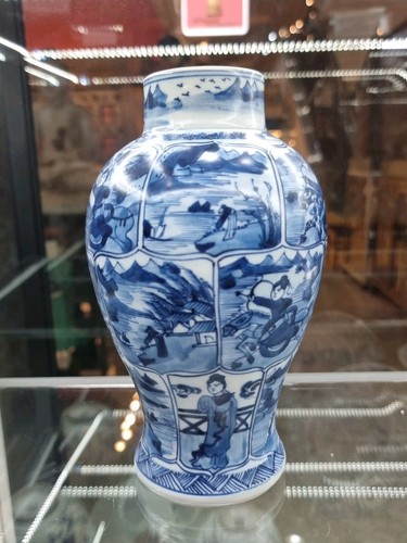 Chinese blue and white - blue,