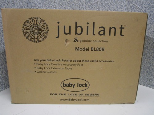 Jubilant bl80b sewing machine - bl80b,