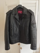 Mens Levis Real Leather Biker