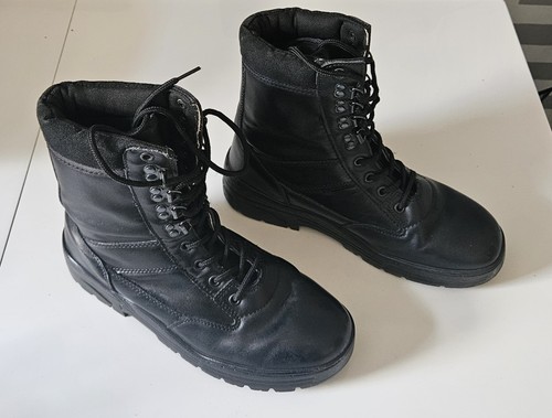 Black mil com leather - black,