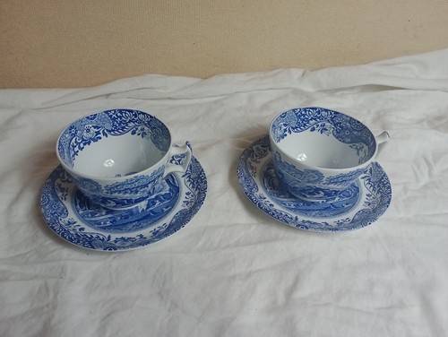 Spode blue italian large tea - blue,