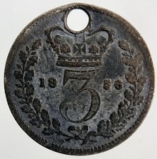 1856 Victoria Threepence