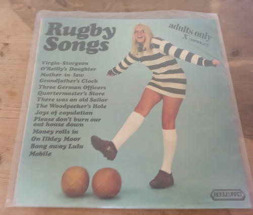 Rugby songs vintage vinyl - rugby,