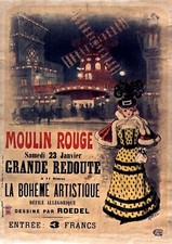 Moulin Rouge Poster by Auguste