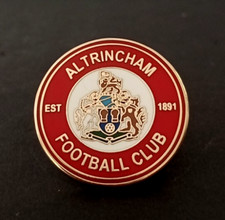 ALTRINCHAM BUTTERFLY PIN BADGE