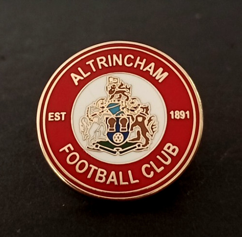 Altrincham butterfly pin badge - butterfly,