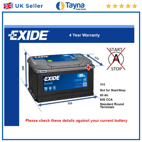 Battery fits chrysler voyager - chrysler,