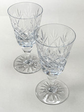 2 x Vintage Edinburgh Crystal