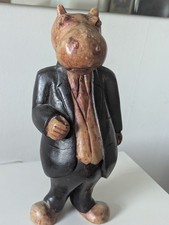 Vintage hand carved wooden - hand,