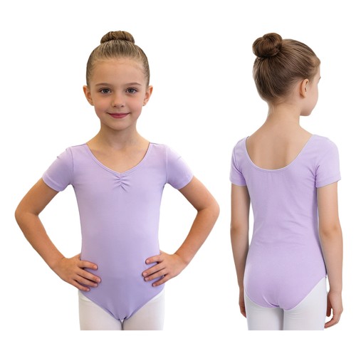 Girl cotton ballet leotard - girl,