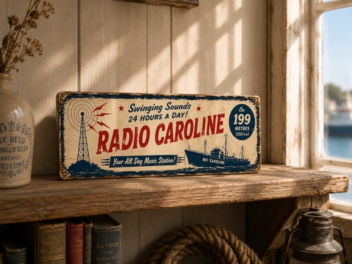 Radio caroline sign 1960s - caroline,