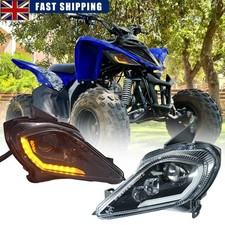 Pair LED Headlights W/Turn