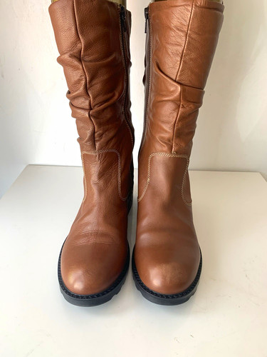 Pavers women brown leather - brown,
