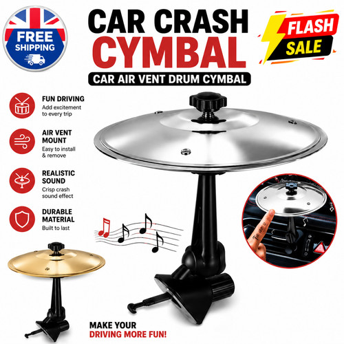 Car crash cymbal drum - cymbal,,